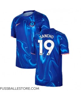 Günstige Chelsea Jadon Sancho #19 Heimtrikot 2024-25 Kurzarm